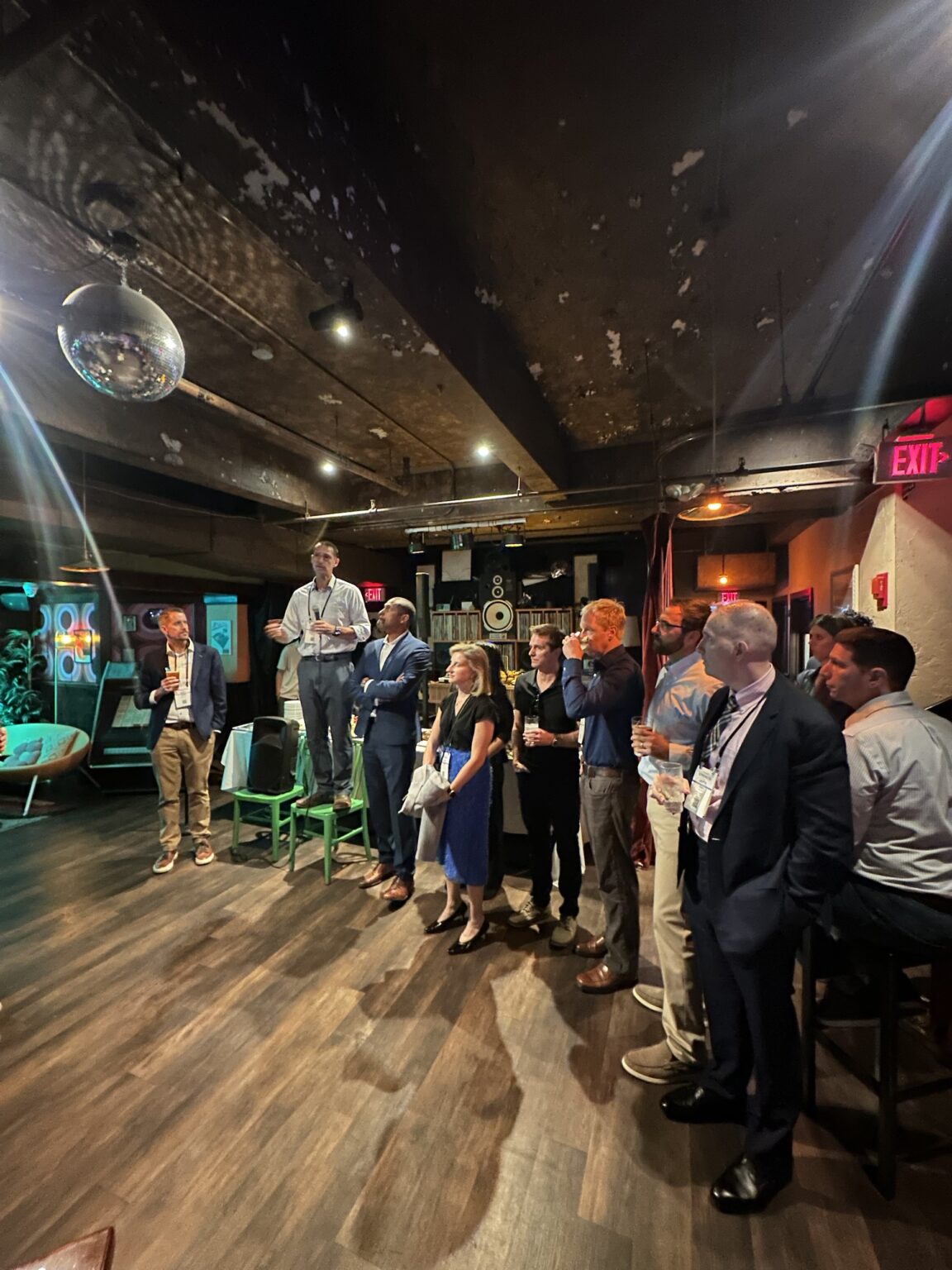 Manu Amici members at the Mentorship Reception