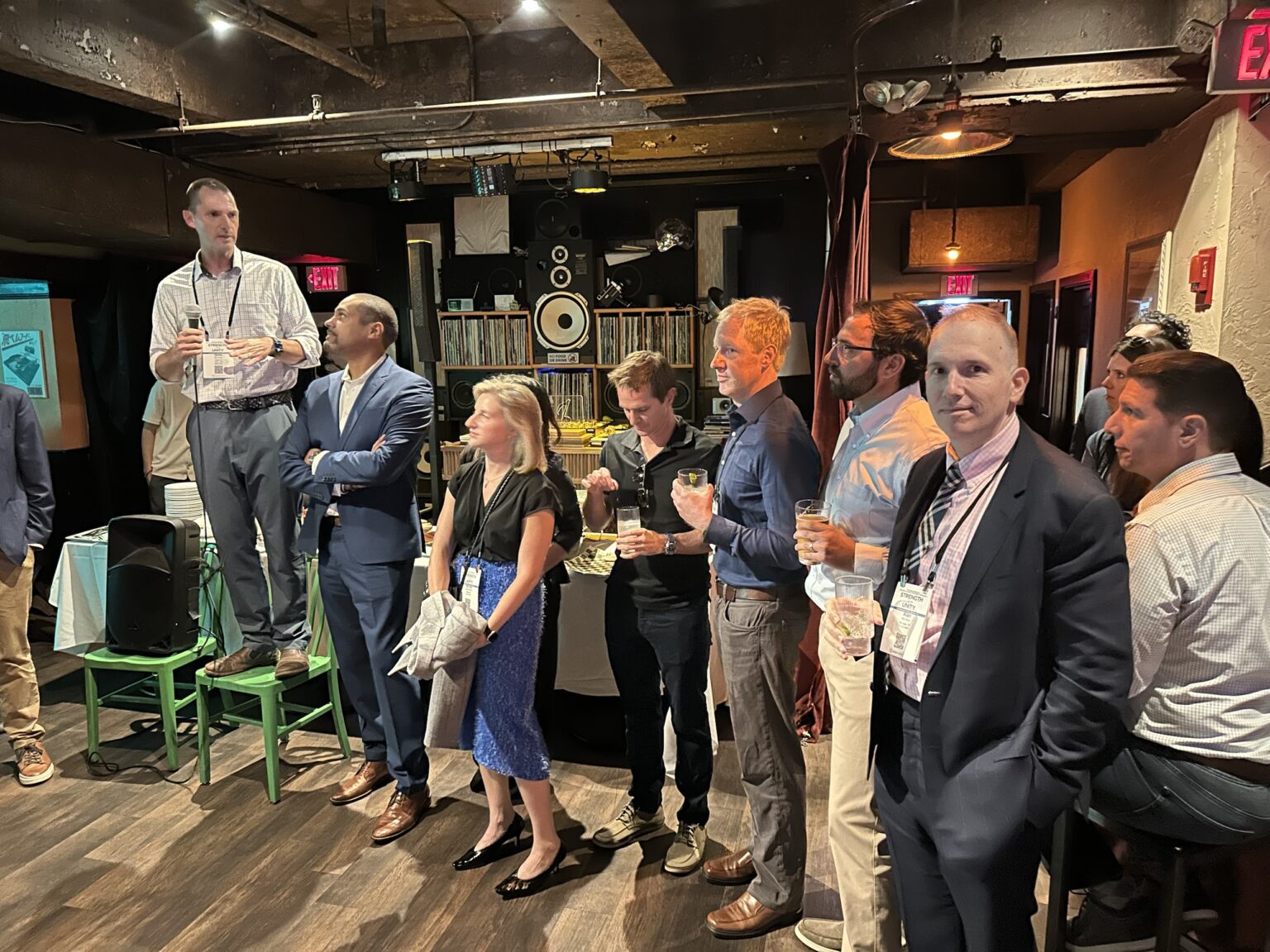 Manu Amici members at the Mentorship Reception