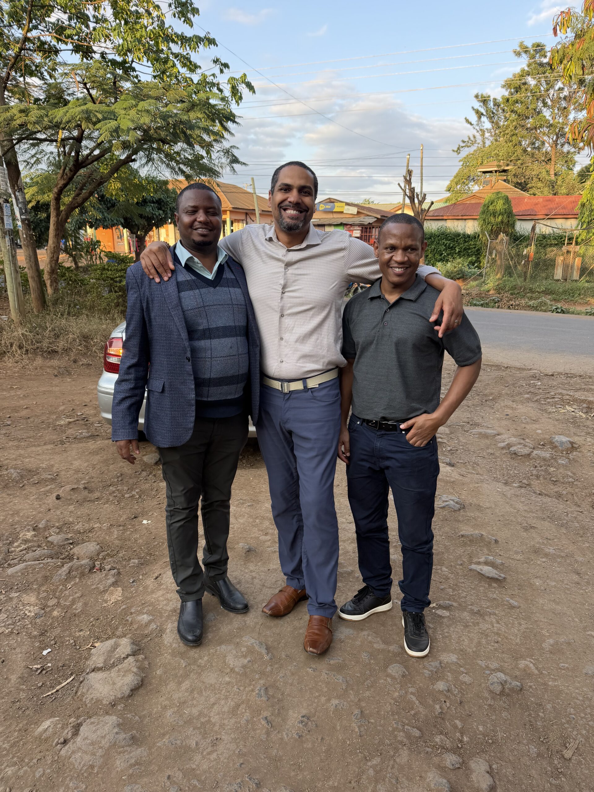With local partners and collaborators in Tanzania